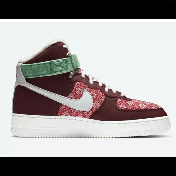 Nike Air Force 1 High '07 Nordic Christmas DC1620 - Picture 3 of 6